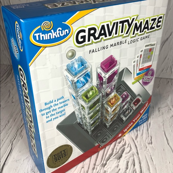 ThinkFun Gravity Maze Falling Marble Logic Game, Age 8+,2015 Toy of Year Winner - Picture 3 of 7